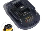 Baterijų adapteriai bosch milwaukee dewalt ryobi - nuotraukos Nr. 3