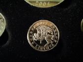 Prototipinių Lietuvos eurų monetų komplektas 2004 - nuotraukos Nr. 5