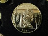 Prototipinių Lietuvos eurų monetų komplektas 2004 - nuotraukos Nr. 8
