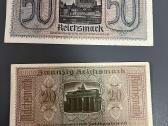 Germany 50, 20 reichsmark 1940-1945 banknotai Unc - nuotraukos Nr. 4