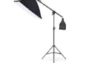 Viršutinis fotostudijos šviestuvas su stovu