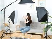 Fotostudijos šviestuvai su stovais (komplektas) - nuotraukos Nr. 2