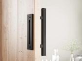 "Barn Doors" Stumdomų durų rankena - Juoda. 30cm - nuotraukos Nr. 2