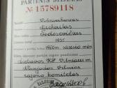 Komunistų partijos bilietas 1960 Naujoji Vilnia - nuotraukos Nr. 2