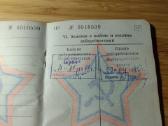 Karinis bilietas 1954-1957 Prienų r. Ūta - nuotraukos Nr. 4