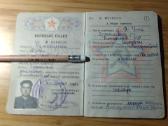 Karinis bilietas 1954-1957 Prienų r. Ūta - nuotraukos Nr. 2