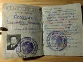Karininko karinis bilietas 1958-1962 Vilnius - nuotraukos Nr. 2