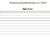 Polikarbonatas detalėmis, pjaustome pagal Jus
