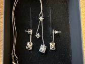 Thomas Sabo sidabriniai auskarai ir grandinėlė - nuotraukos Nr. 3