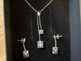 Thomas Sabo sidabriniai auskarai ir grandinėlė - nuotraukos Nr. 2
