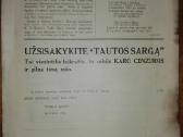 1320. Tautos Sargas antikvarinis-kolekcinis laikra - nuotraukos Nr. 2