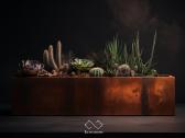 Rūdinto metalo corten vazonas - nuotraukos Nr. 13