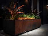 Rūdinto metalo corten vazonas - nuotraukos Nr. 15