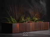 Išskirtiniai corten metalo vazonai - nuotraukos Nr. 6
