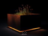 Išskirtiniai corten metalo vazonai - nuotraukos Nr. 10