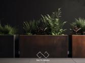 Išskirtiniai corten metalo vazonai - nuotraukos Nr. 14