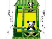 Akcija! Naujas pripučiamas batutas Panda - nuotraukos Nr. 16