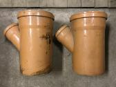 Lauko kanalizacijos trišakiai 200/110 mm