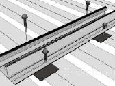 Minirail konstrukcija saulės elektrinėms
