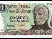 Argentina 50 pesos argentinos 1983-1985. Unc. P-31