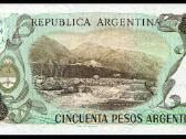 Argentina 50 pesos argentinos 1983-1985. Unc. P-31 - nuotraukos Nr. 2