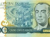 Brazil 100 cruzados 1986-1988. Unc. P-211c