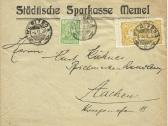 Memel Klaipeda Banko laiskas 1925 (sparkasse)