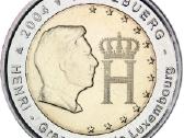 Liuksemburgo proginės euro monetos - nuotraukos Nr. 6