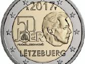 Liuksemburgo proginės euro monetos - nuotraukos Nr. 26