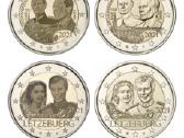 Liuksemburgo proginės euro monetos - nuotraukos Nr. 31
