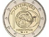Liuksemburgo proginės euro monetos - nuotraukos Nr. 4