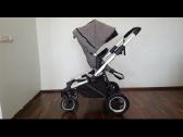 Naujas Thule Sleek melange grey vežimėlis !