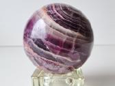 Fluorito rutulys, mineralas, kristalas 9 cm diam. - nuotraukos Nr. 5