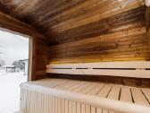 Apšiltinta termo medienos Lux pirtis - nuotraukos Nr. 13