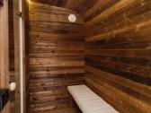Apšiltinta termo medienos Lux pirtis - nuotraukos Nr. 24
