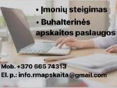 Buhalterinė apskaita, įmonių steigimas
