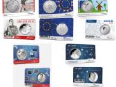 Įvairios euro monetos