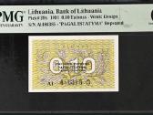 1991 m. 0.10 talono su klaida Pmg