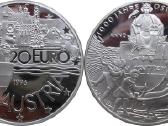 Austrija 1996 20 euro sidabras proof - nuotraukos Nr. 2