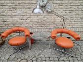 Vintažiniai mid century Bauhaus foteliai Tamburin - nuotraukos Nr. 8