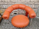 Vintažiniai mid century Bauhaus foteliai Tamburin - nuotraukos Nr. 10
