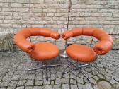 Vintažiniai mid century Bauhaus foteliai Tamburin - nuotraukos Nr. 12