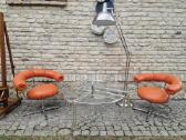 Vintažiniai mid century Bauhaus foteliai Tamburin - nuotraukos Nr. 25