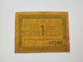 1 Markė - Wilenski bilet bankowy 1920 metu