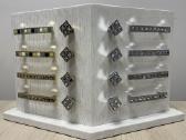 Swarovski baldinės rankenėlės