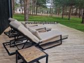 Saulės gultas Modern, Dark'style wood - nuotraukos Nr. 12