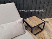 Saulės gultas Modern, Dark'style wood - nuotraukos Nr. 14