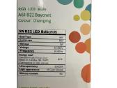 LED lempa Bulb A60 B22 Rgb LED lemputė 5w Rgb - nuotraukos Nr. 5
