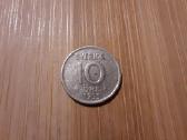 10 ore 1953 Švedija - Sidabras