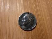 1 daimas (dime) 1957 Usa - Sidabras